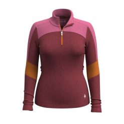 Bluza Smartwool Classic Thermal Merino Base Layer Colorblock 1/4 Zip Boxed. Czerwone bluzy Smartwool, xs, bez wzorów, z wełny, sportowe, bez ramiączek, bez kaptura. Za 479.99 zł.