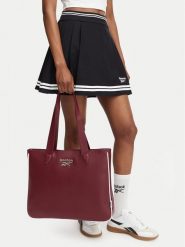 Reebok Torebka CWBEO-RBK-B-012-10 Czerwony ciemny. Czerwone shopper bag Reebok, bez wzorów, ze skóry, bez dodatków. Za 149.99 zł.