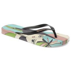 Beżowe Japonki Ipanema Graffiti Modne Obuwie Damskie. Brązowe japonki Ipanema, bez wzorów, z materiału, eleganckie. Za 98.99 zł.