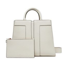 Torebka Elisabetta Franchi. Białe torebki klasyczne Elisabetta Franchi, bez wzorów, klasyczne, bez dodatków. Za 2,229.00 zł.