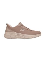 Buty damskie Skechers Bobs Sport Beżowe. Brązowe buty treningowe Skechers, bez wzorów, bez zapięcia. Za 337.60 zł.
