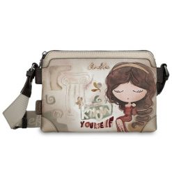 Beżowa Damska Torebka Anekke Edycja Limitowana. Brązowe listonoszki Anekke, bez wzorów, bez dodatków. Za 339.00 zł.