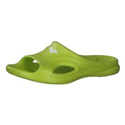Klapki Arena Hydrosoft II Junior Hook. Zielone klapki Arena, bez wzorów, z materiału, bez obcasa, bez zapięcia. Za 47.59 zł.