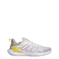 Buty do tenisa unisex Adidas Defiant Speed. Białe buty do biegania adidas, bez wzorów, z materiału, bez zapięcia, do biegania. Za 463.75 zł.