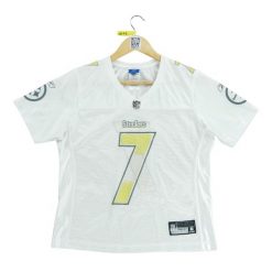 Second life - Koszulka Pittsburgh Steelers NFL dla kobiet - Stan dobry. Białe t-shirty sportowe Reebok, m, bez wzorów, z materiału, bez ramiączek, do piłki nożnej. Za 114.17 zł.