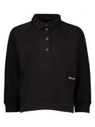 Replay Bluza w kolorze czarnym rozmiar: M. Czarne bluzy Replay, m, bez wzorów, z bawełny, bez ramiączek, bez kaptura. Za 242.13 zł.