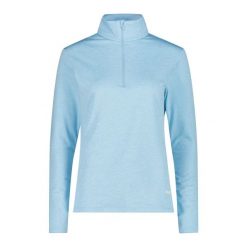 Damski sweter z golfem z jerseyu CMP. Niebieskie swetry CMP, bez wzorów, z jersey, sportowe, bez ramiączek. Za 308.00 zł.