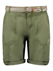Geographical Norway Bermudy "Prioria" w kolorze khaki rozmiar: L. Brązowe szorty Geographical Norway, bez wzorów, z bawełny. Za 79.40 zł.
