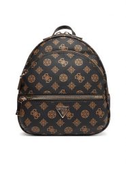 Guess Plecak Manhattan II HWPG71 18320 Brązowy. Brązowe plecaki Guess, z aplikacjami, ze skóry, bez dodatków. Za 639.99 zł.