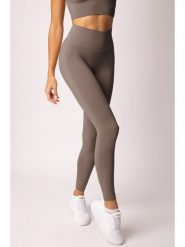 Spaio Legginsy sportowe "Flex 2.0" w kolorze beżowym rozmiar: M. Brązowe legginsy Spaio, bez wzorów, z materiału, sportowe. Za 165.99 zł.