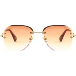 Brązowe Okulary Legibly. Okulary przeciwsłoneczne marki Born2be. Za 39.99 zł.