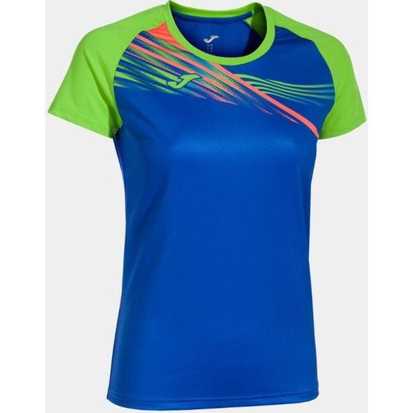 Damskie Sportowe T-shirt Joma Elite X - Oddychający i Lekki. Niebieskie t-shirty sportowe Joma, bez wzorów, bez ramiączek. W wyprzedaży za 139.95 zł.