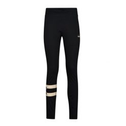 Legginsy damskie DIADORA L. LEGGINGS HOOPS. Czarne legginsy Diadora, bez wzorów. Za 59.99 zł.
