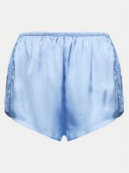 Hunkemöller Szorty piżamowe Satin 204994 Niebieski Regular Fit. Niebieskie piżamy Hunkemöller, l, bez wzorów, z syntetyku, bez kołnierzyka, bez ramiączek. Za 69.99 zł.