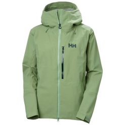 Damska kurtka wodoodporna Helly Hansen Verglas Bc. Zielone kurtki Helly Hansen, na zimę, bez wzorów, sportowe, bez kaptura. Za 1,307.50 zł.