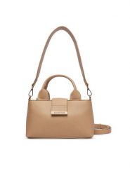 Valentino Torebka Dione Re VBS9U806 Beżowy. Brązowe torebki klasyczne Valentino, bez wzorów, ze skóry, bez dodatków. Za 549.99 zł.