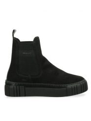 Gant Sztyblety Snowmont 29553786 Czarny. Czarne botki Gant, bez wzorów, ze skóry, bez obcasa, na płaskiej podeszwie, bez zapięcia. Za 579.99 zł.