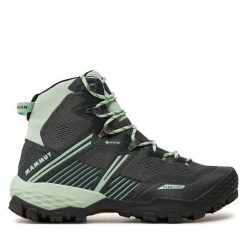 Trekkingi Mammut. Szare buty trekkingowe Mammut, bez zapięcia. Za 759.99 zł.