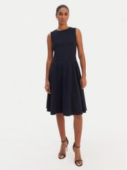LAUREN RALPH LAUREN Sukienka koktajlowa 200980935003 Granatowy Slim Fit. Niebieskie sukienki Lauren Ralph Lauren, bez wzorów, z wiskozy, wizytowe, bez kołnierzyka, bez ramiączek. Za 989.99 zł.