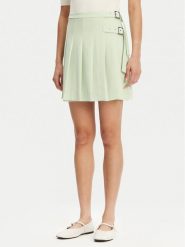 Maryley Spódnica plisowana 25EB711/21ME Beżowy Regular Fit. Brązowe spódnice Maryley, m, bez wzorów, z wiskozy, plisowane. Za 189.99 zł.