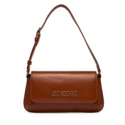 Torebka LOVE MOSCHINO. Brązowe torebki klasyczne Love Moschino, bez wzorów, klasyczne, bez dodatków. Za 749.99 zł.