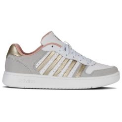 Buty sportowe K-Swiss COURT PALISADES (96931-091-M). Białe buty treningowe K-SWISS, bez wzorów, bez zapięcia. Za 149.00 zł.