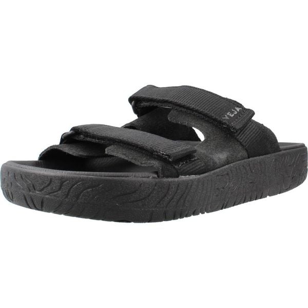 Sandały VEJA SANDALIA ARPOADOR Czarny. Czarne sandały Veja, bez wzorów, ze skóry, bez obcasa, bez zapięcia. Za 411.99 zł.