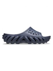 Crocs Klapki "Echo" w kolorze granatowym rozmiar: 36/37. Niebieskie klapki Crocs, bez wzorów, klasyczne, z otwartym noskiem, bez obcasa, bez zapięcia. Za 164.95 zł.