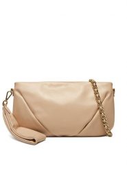 Gianni Chiarini Torebka Allegra BS 11431 FOUCLD Beżowy. Brązowe kopertówki Gianni Chiarini, bez wzorów, ze skóry, wizytowe, bez dodatków. Za 609.99 zł.