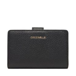 Portfel Coccinelle. Czarne portfele Coccinelle, bez wzorów. Za 549.99 zł.