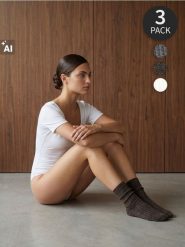 Skarpetki z domieszką wełny 3 pack - wielobarwny. Skarpetki Sinsay, bez wzorów, z wełny. Za 15.99 zł.