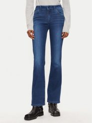 Mustang Jeansy Shelby 1015568 Niebieski Bootcut Fit. Niebieskie jeansy Mustang, bez wzorów, z bawełny. Za 219.99 zł.