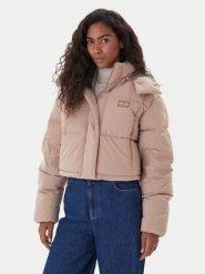 Tommy Jeans Kurtka puchowa Alaska DW0DW21624 Beżowy Regular Fit. Brązowe kurtki Tommy Jeans, s, bez wzorów, z jeansu, bez kaptura. Za 1,099.00 zł.