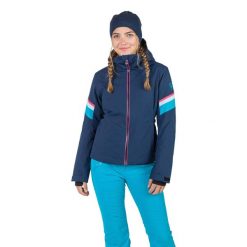 Kurtka narciarska damska Rossignol Strawpile Jkt. Niebieskie kurtki narciarskie Rossignol, na zimę, m, bez wzorów, bez kaptura, narciarskie. Za 939.00 zł.