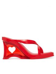 Melissa Japonki Melissa Glass Heel Ad 35801 Czerwony. Czerwone japonki Melissa, bez wzorów, z tworzywa sztucznego. Za 519.99 zł.