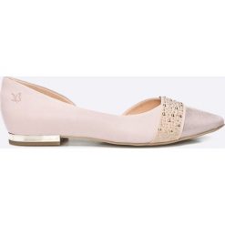 Caprice - Baleriny. Szare baleriny Caprice, z materiału. W wyprzedaży za 239.90 zł.