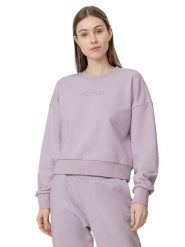 4F Bluza w kolorze fioletowym rozmiar: M. Różowe bluzy 4f, m, bez wzorów, bez kaptura. Za 132.95 zł.