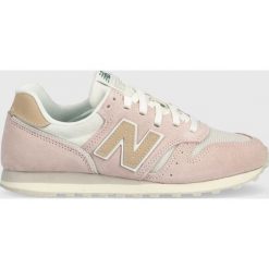 New Balance sneakersy WL373RP2 kolor różowy. Czerwone buty sportowe lifestyle New Balance, bez wzorów, z gumy, sportowe, z okrągłym noskiem, bez zapięcia. W wyprzedaży za 269.99 zł.
