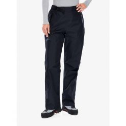 Spodnie przeciwdeszczowe damskie Marmot Minimalist Pertex Pant. Czarne spodnie dresowe Marmot, bez wzorów, długie. Za 634.20 zł.