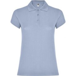 Damska Koszulka Polo W Gwiazdki. Niebieskie t-shirty sportowe ROLY, s, bez wzorów, bez ramiączek. Za 56.99 zł.