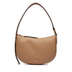 Torebka DKNY. Brązowe torebki klasyczne DKNY, bez wzorów, klasyczne, bez dodatków. Za 799.99 zł.