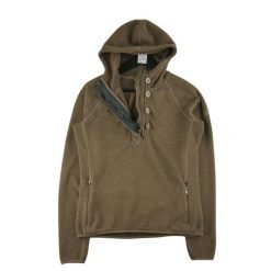 Second life - Kobiety TNF Brązowy Polarowy Sweter - Jak nowy. Brązowe swetry The North Face, bez wzorów, z polaru, sportowe, bez ramiączek. Za 126.86 zł.