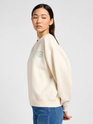 Lee Bluza w kolorze kremowym rozmiar: L. Brązowe bluzy Lee, l, bez wzorów, bez kaptura. Za 118.84 zł.