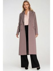 Nife Płaszcz przejściowy w kolorze szarobrązowym rozmiar: 40. Brązowe płaszcze Nife, bez wzorów, bez kaptura. Za 366.35 zł.