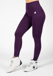 Legginsy sportowe damskie Neiro Bezszwowe. Zielone legginsy GORILLA WEAR, bez wzorów, z nylonu, sportowe. Za 229.00 zł.