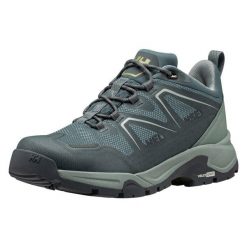Buty trekkingowe Helly Hansen Cascade Low Zielone. Szare buty trekkingowe Helly Hansen, bez wzorów, z gumy, bez zapięcia. Za 571.75 zł.