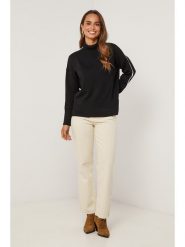 Soft Cashmere Golf w kolorze czarnym rozmiar: 38/40. Czarne swetry Soft Cashmere, bez wzorów, klasyczne, bez ramiączek. Za 130.99 zł.