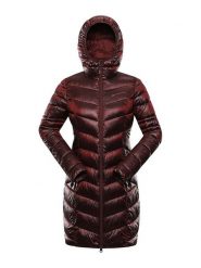 Alpine Pro Płaszcz pikowany "Orefa" w kolorze bordowym rozmiar: XS. Czerwone płaszcze Alpine Pro, xs, bez wzorów, bez kaptura. Za 430.95 zł.