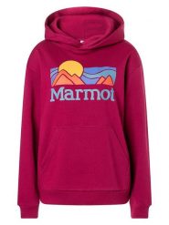 Marmot Bluza "Coastal" w kolorze czerwonym rozmiar: M. Czerwone bluzy Marmot, m, bez wzorów, bez ramiączek, z kapturem. Za 176.91 zł.