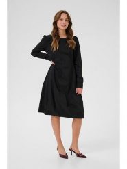 CULTURE Sukienka w kolorze czarnym rozmiar: XS. Czarne sukienki Culture, xs, bez wzorów, bez kołnierzyka, bez ramiączek, midi. Za 152.99 zł.